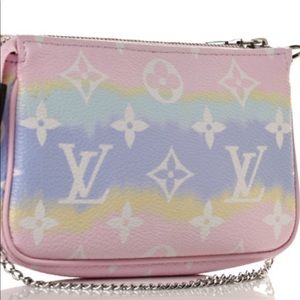 Real Louis Vuitton Multicolored mini Pochette